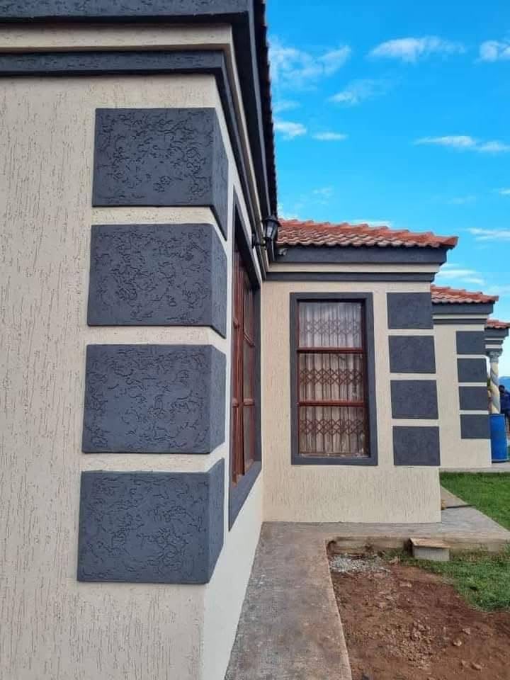 Exterior gamazine texture with charcoal feature blocks
